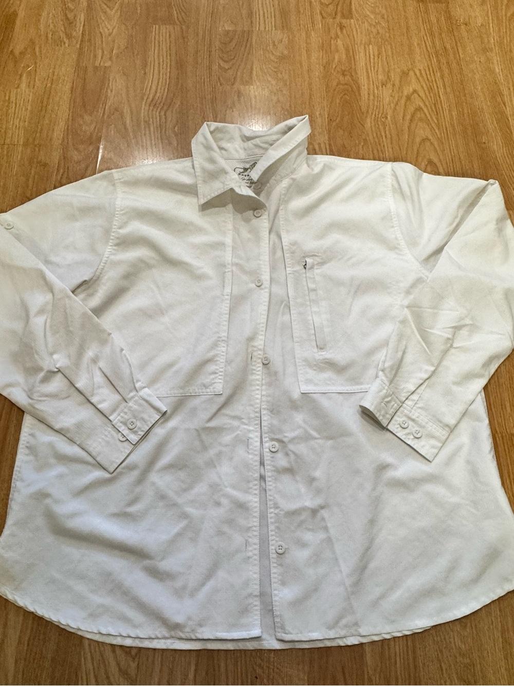 Royal Robbins White Lightweight Shirt Jacket